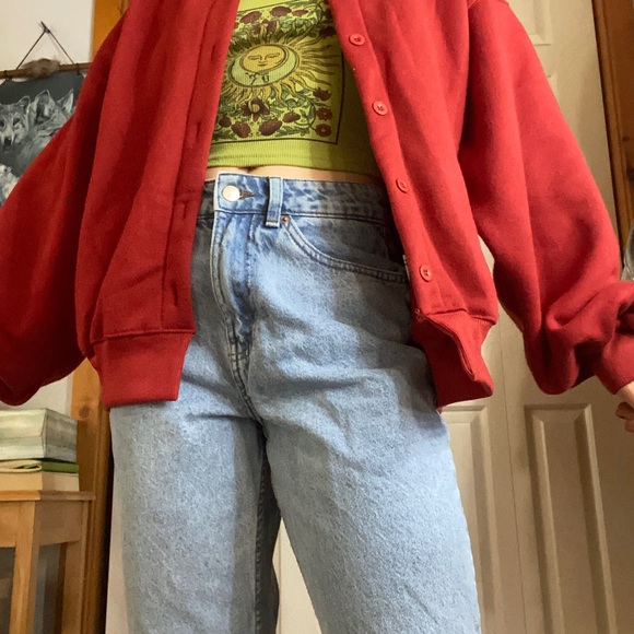 Red oversized jacket - Picture 3 of 3